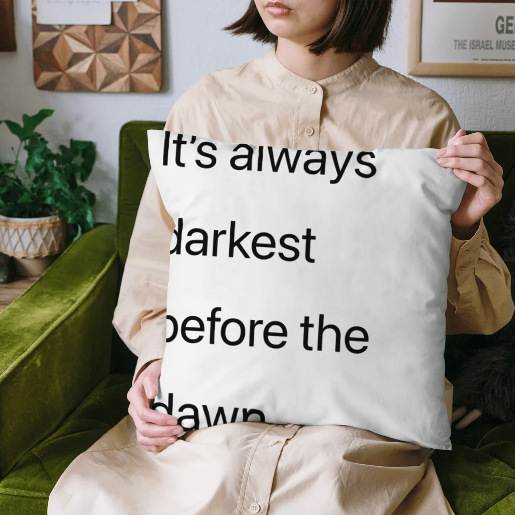 sa__chizum.の必ず朝は来るさ 別バージョン Cushion