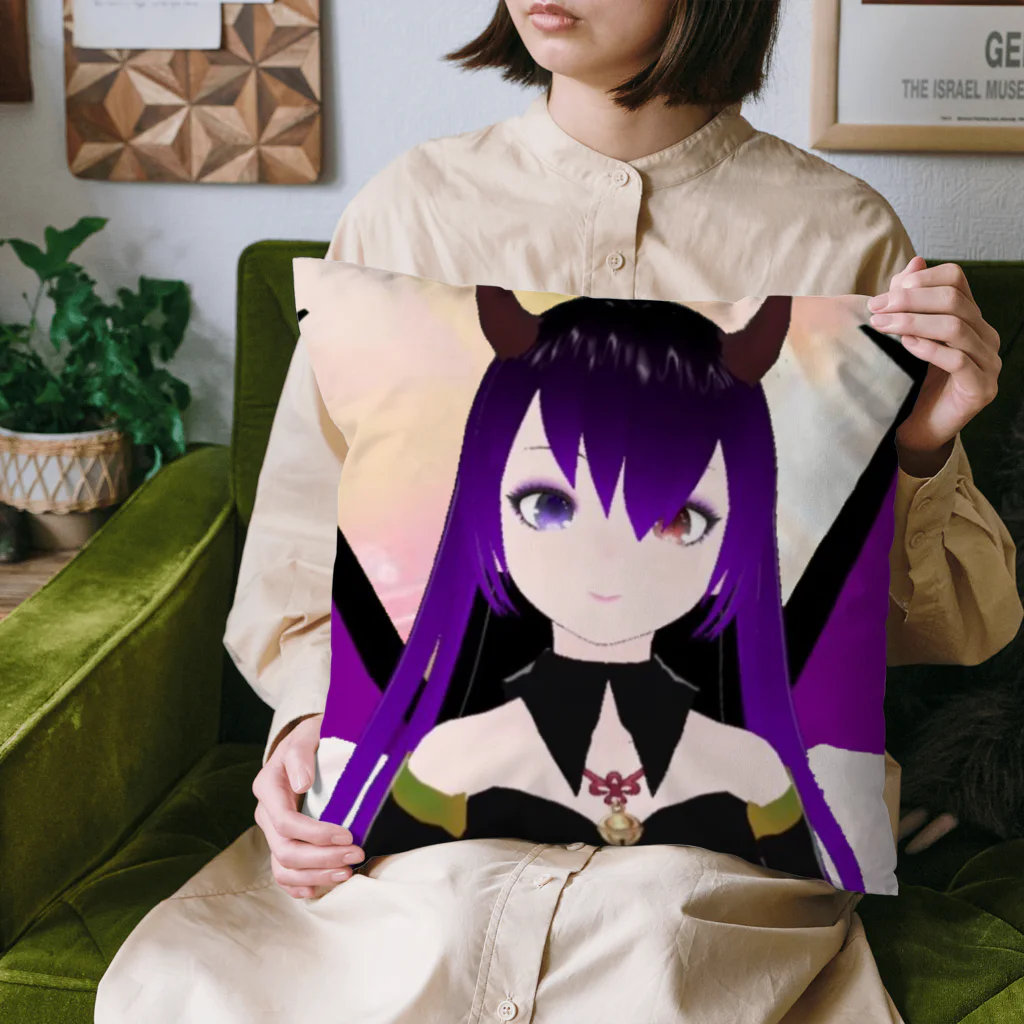 悪魔たぬきの黒娘の販売店！の悪魔たぬきの黒娘 Cushion