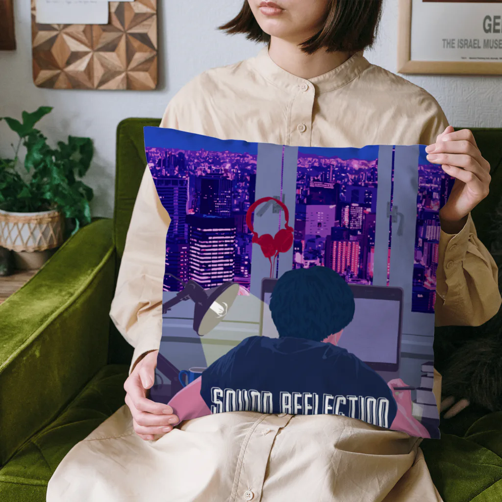 杜若 Tojaku｜Sound ReflectionのSound Reflection | COZY RADIO Cushion