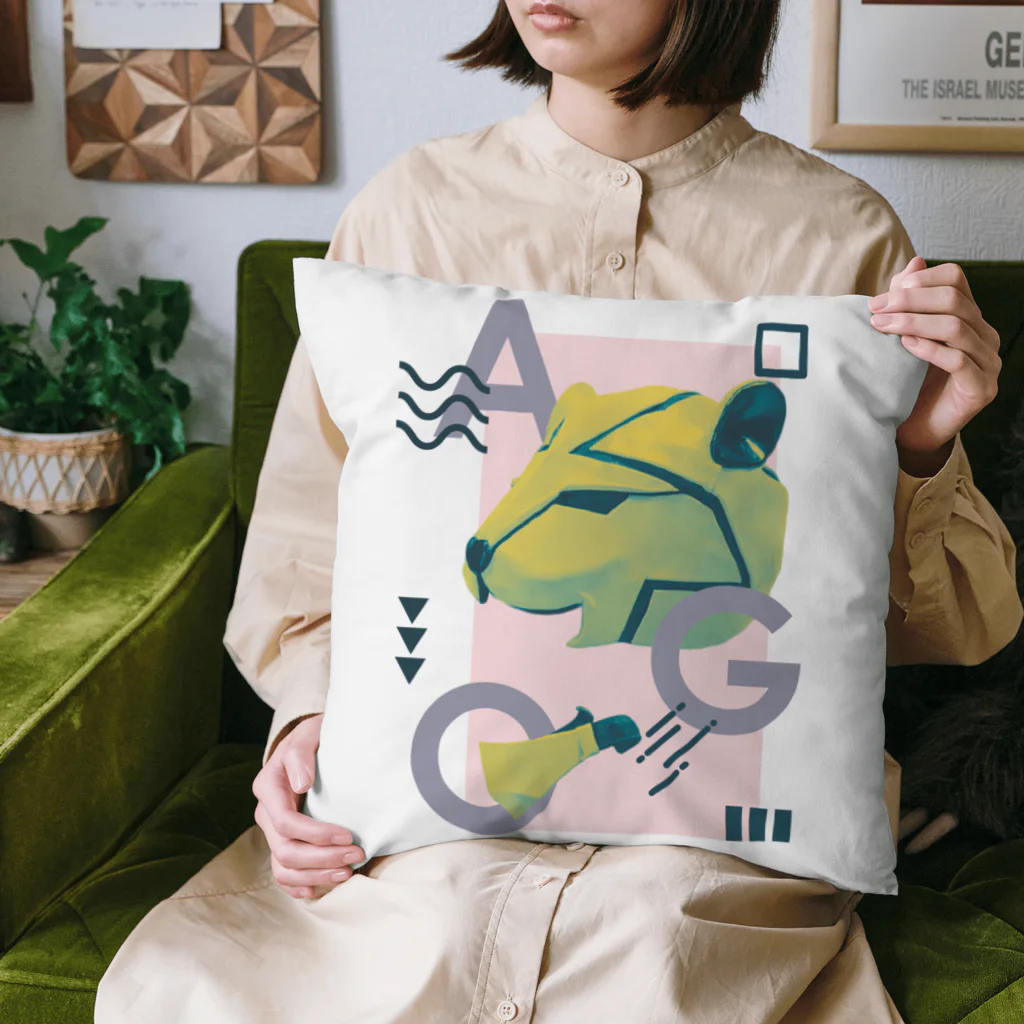 クリーンパンサーのグッズショップのクリーンパンサー5周年記念デザインです。 Cushion