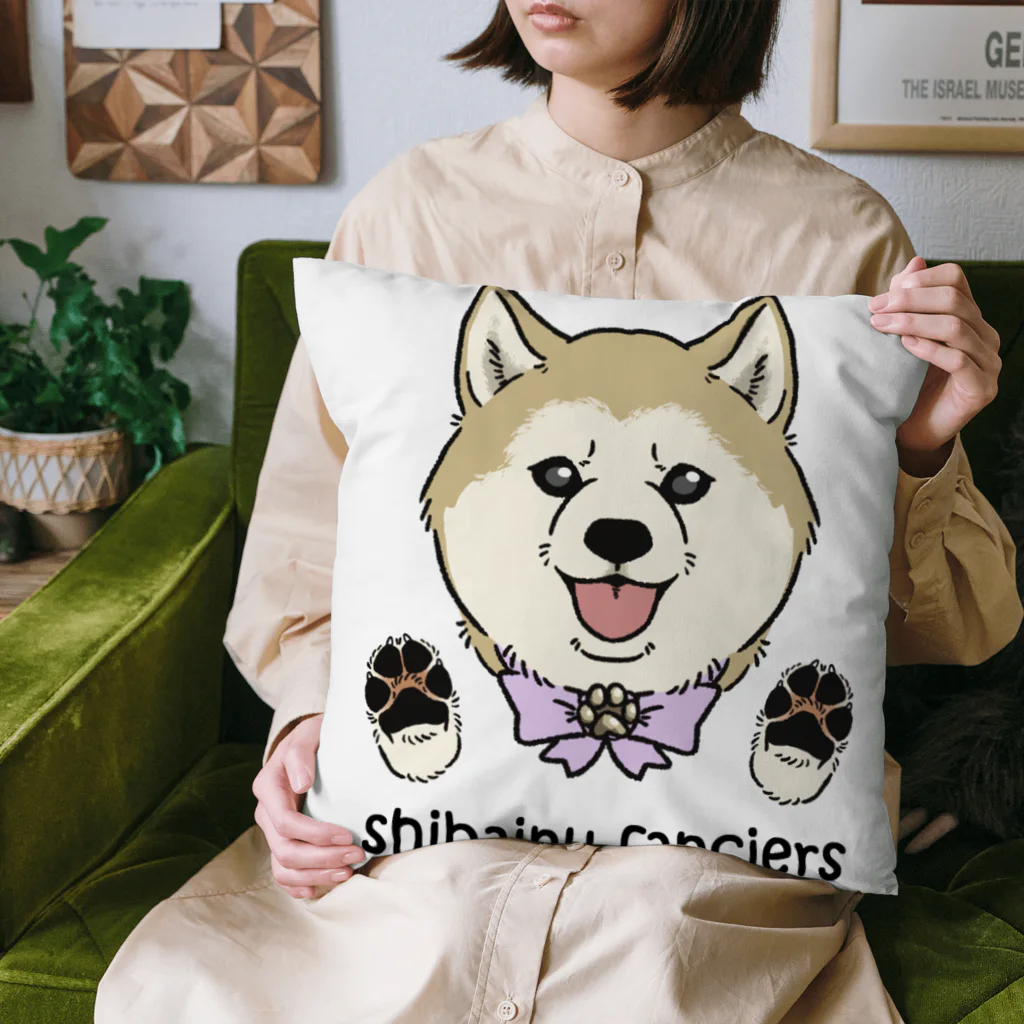 豆つぶのshiba-inu fanciers(シニア柴) Cushion