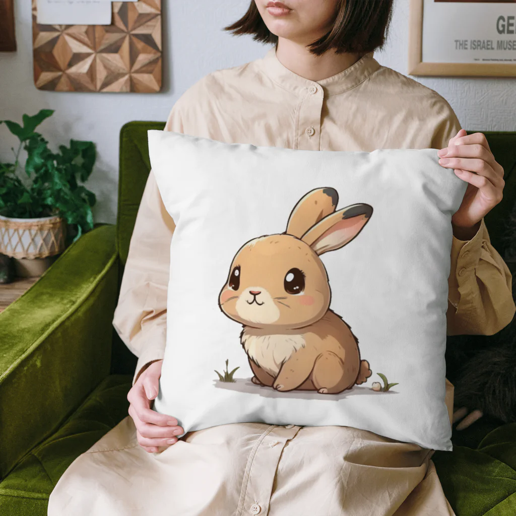 チビアニメのチビウサギ Cushion