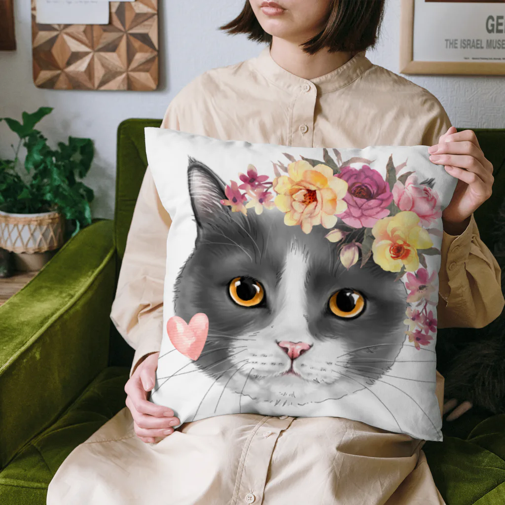 marutoraのuni.猫 Cushion