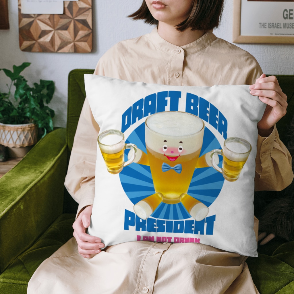 LONESOME TYPE ススの🍺生ビール大統領🍺 Cushion