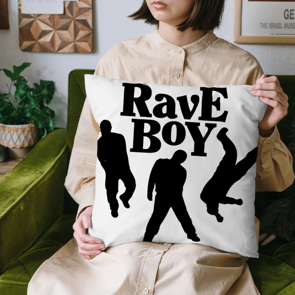 Mohican GraphicsのRave Boy Records クッション