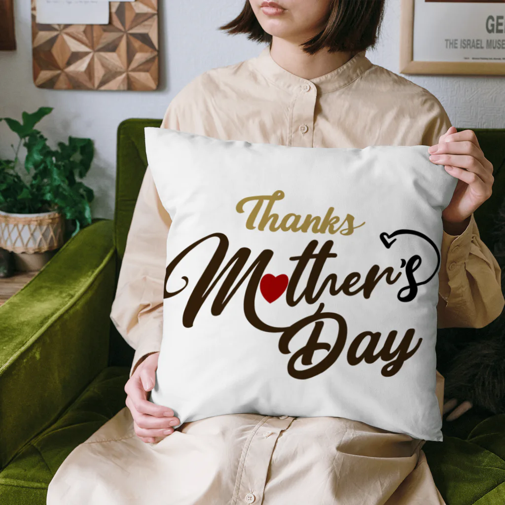 t-shirts-cafeのThanks Mother’s Day Cushion