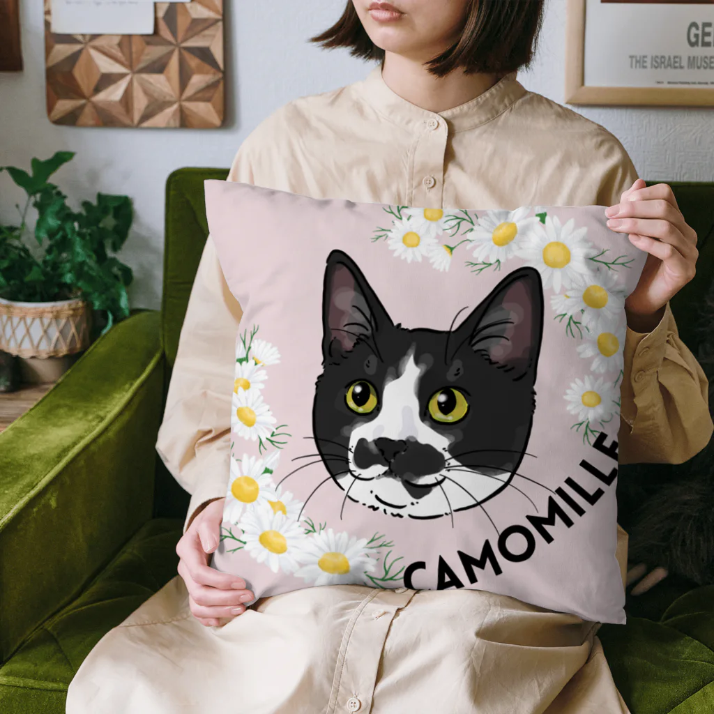 猫のイラスト屋さんのchamomile×tociel Cushion