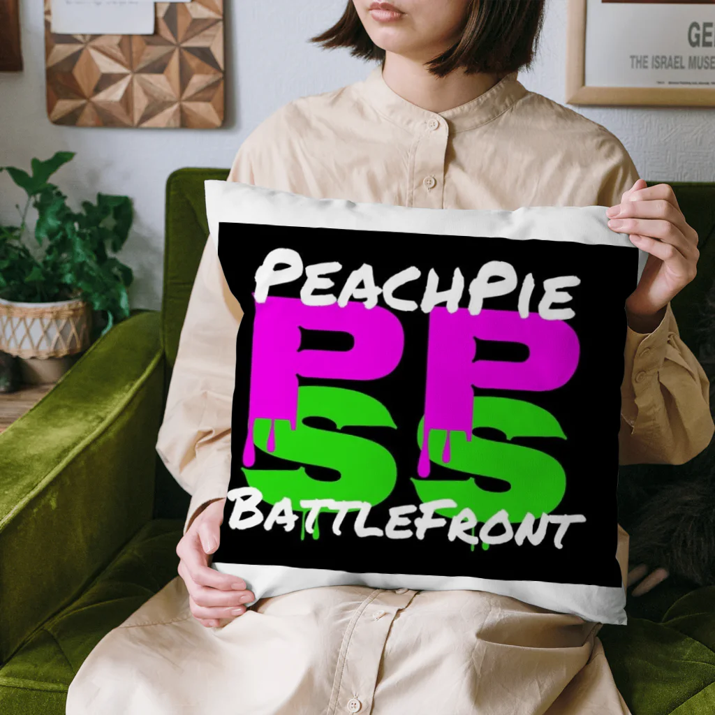 ピーチパイ戦線のPpSs Logo Cushion