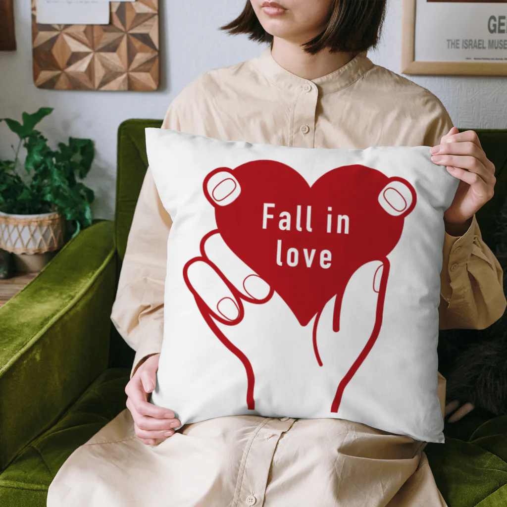 t-shirts-cafeのFall in love Cushion