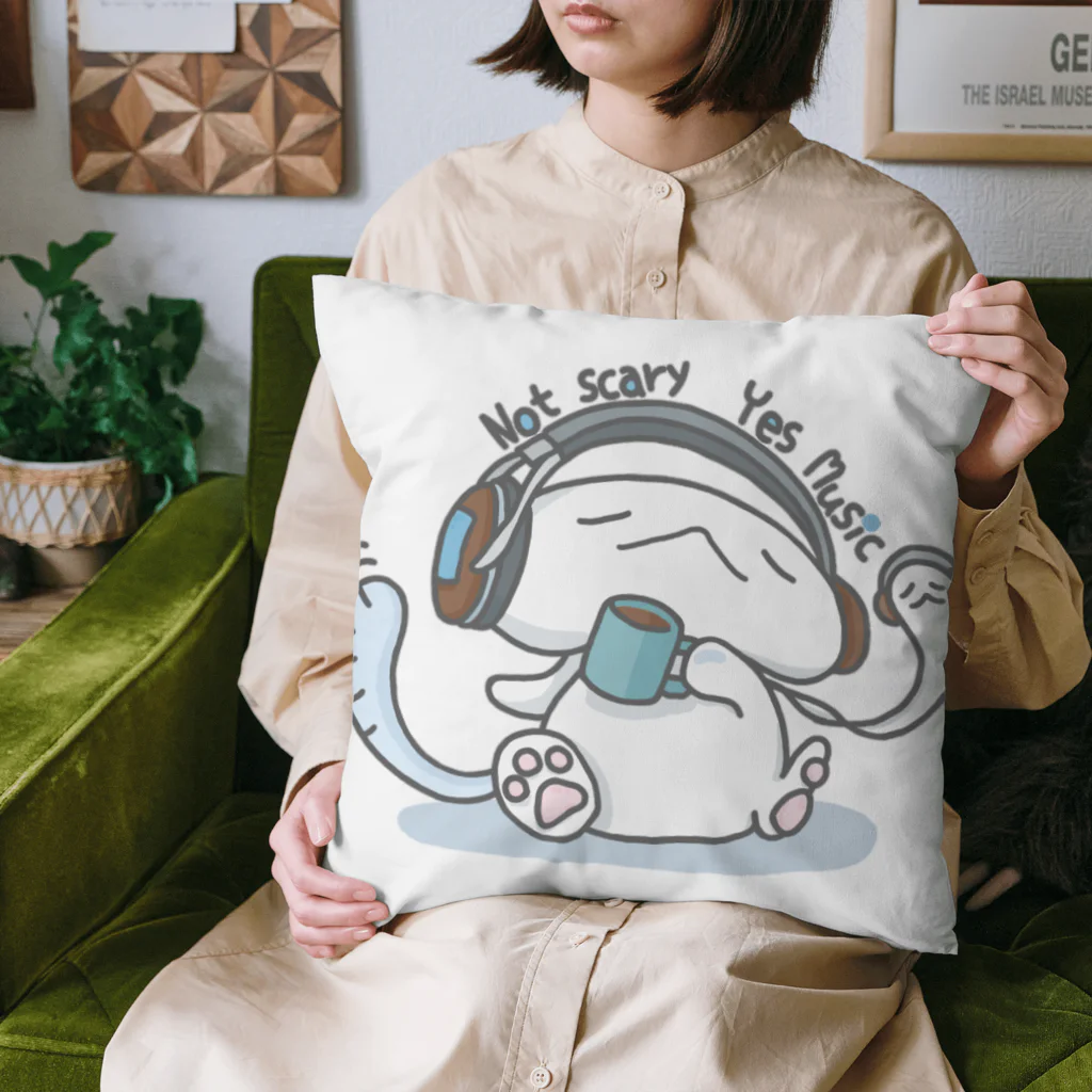 itsuto-こねこしょうしょうめんへらのアクスタ∶すわり「こわくないじかん」＋クッション Cushion