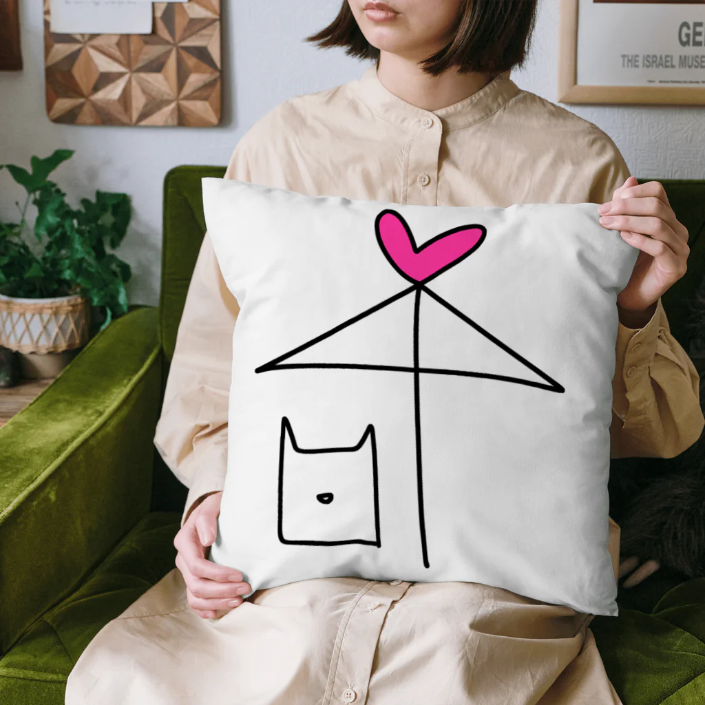 handmade asyouareの空いてますよ Cushion