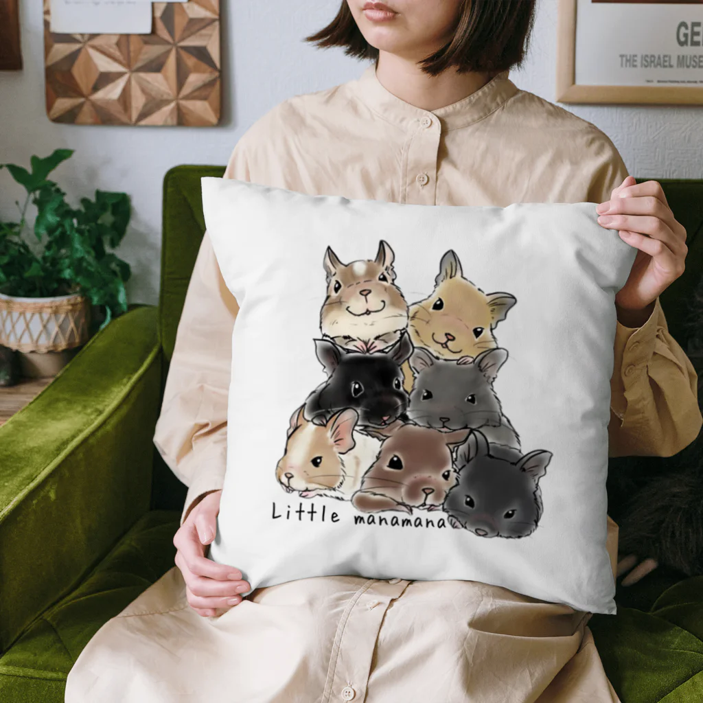 Little manamana リトルマナマナのLittle manamana 7colorデグー‘sアイテム Cushion