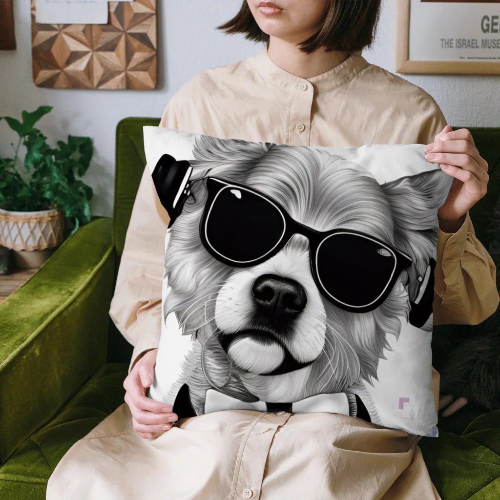 Connect Art SUZURI STOREのConnect Art 003 Dog Cushion