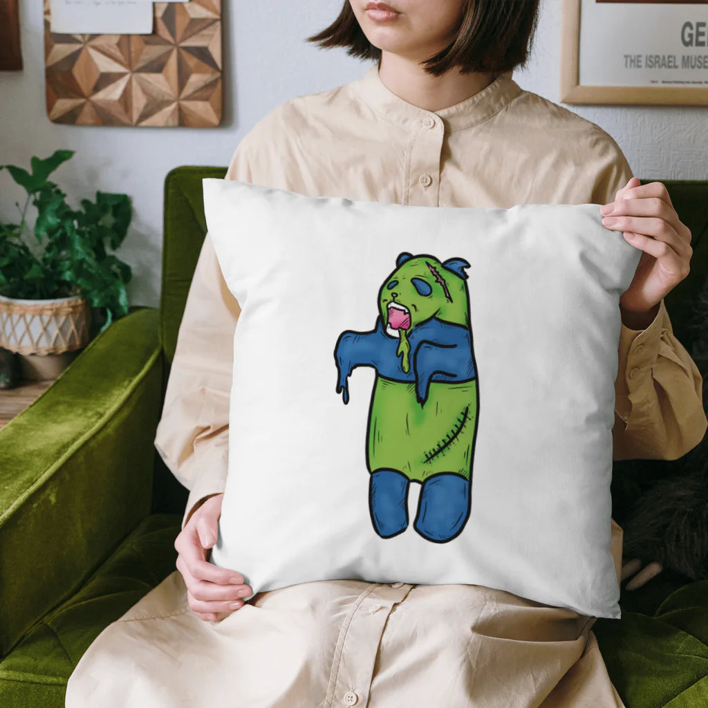 ヒロシオーバーダイブのゾンビなパンダ Cushion