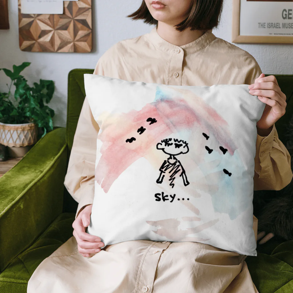 peperutの同じ空 Cushion