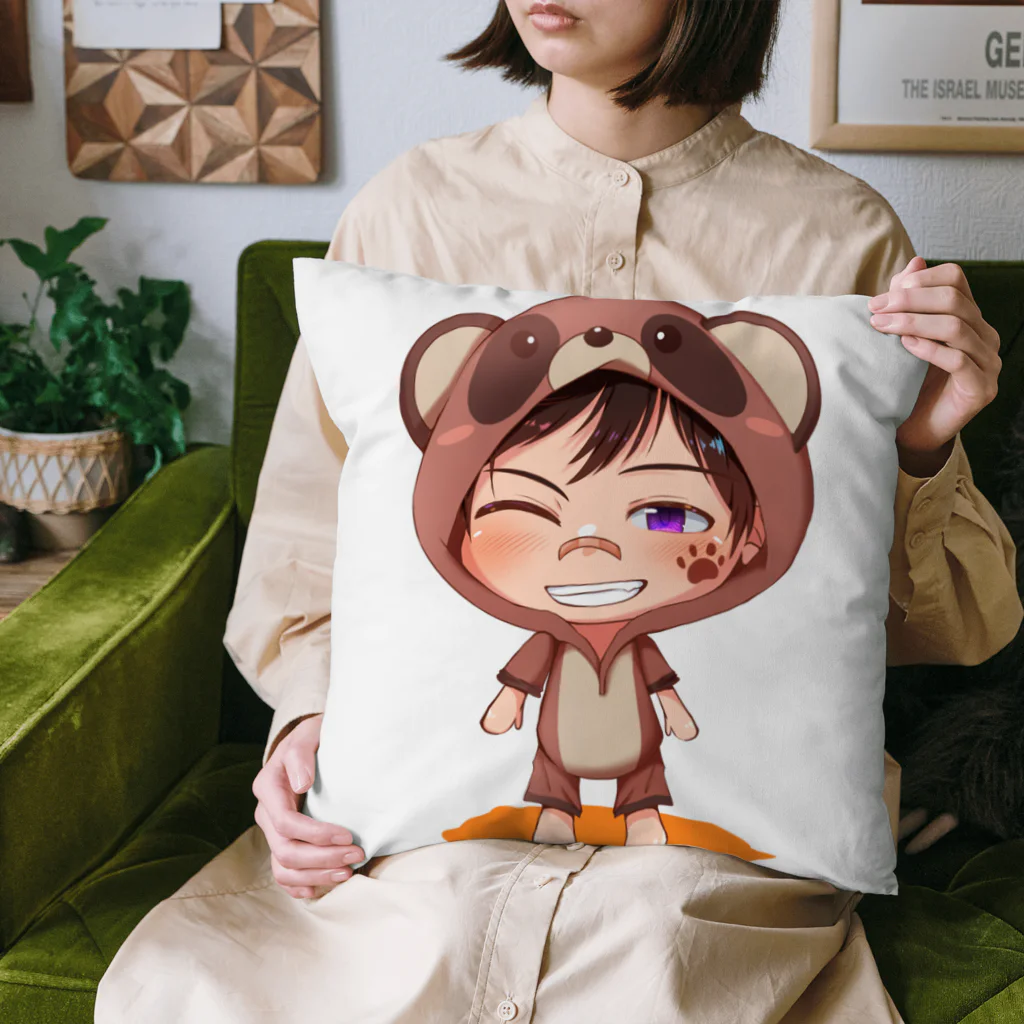 須戸コウ【腐男子ゲイvtuber】の須戸コウ_着ぐるみミニキャラVer Cushion