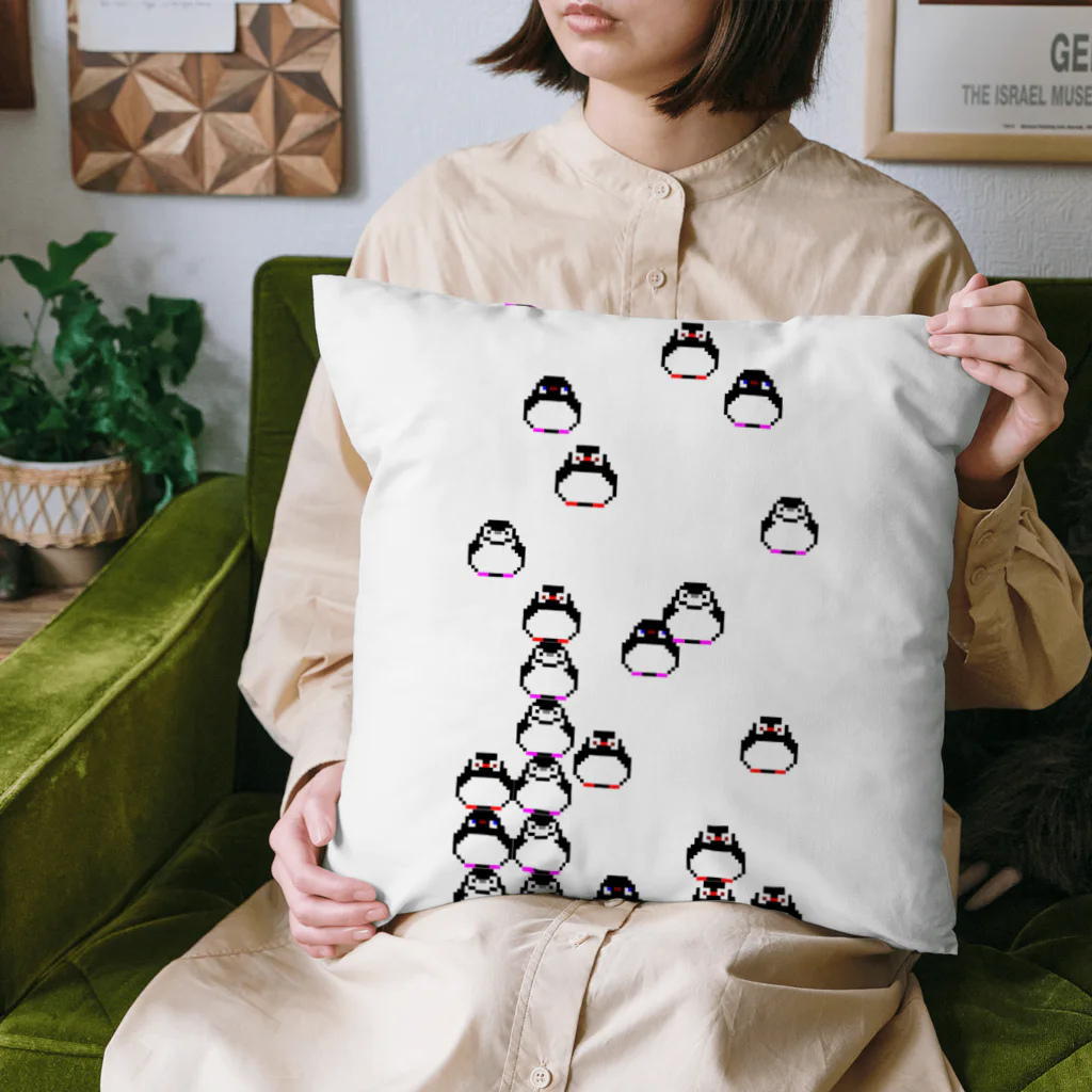 ヤママユ(ヤママユ・ペンギイナ)のならんで！ピコピゴセリス(ふつう) Cushion