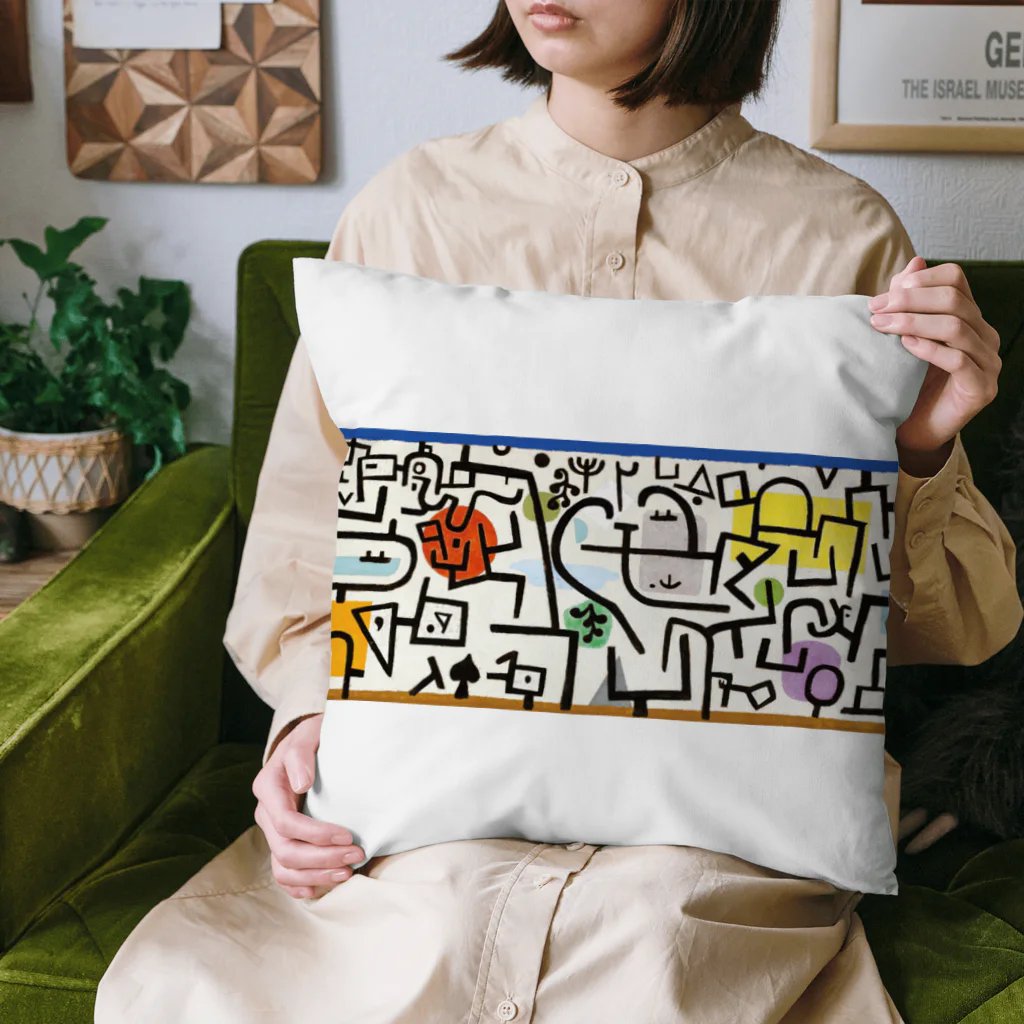 Hungry Freaksのパウル・クレー「リッチ・ポート」 Cushion