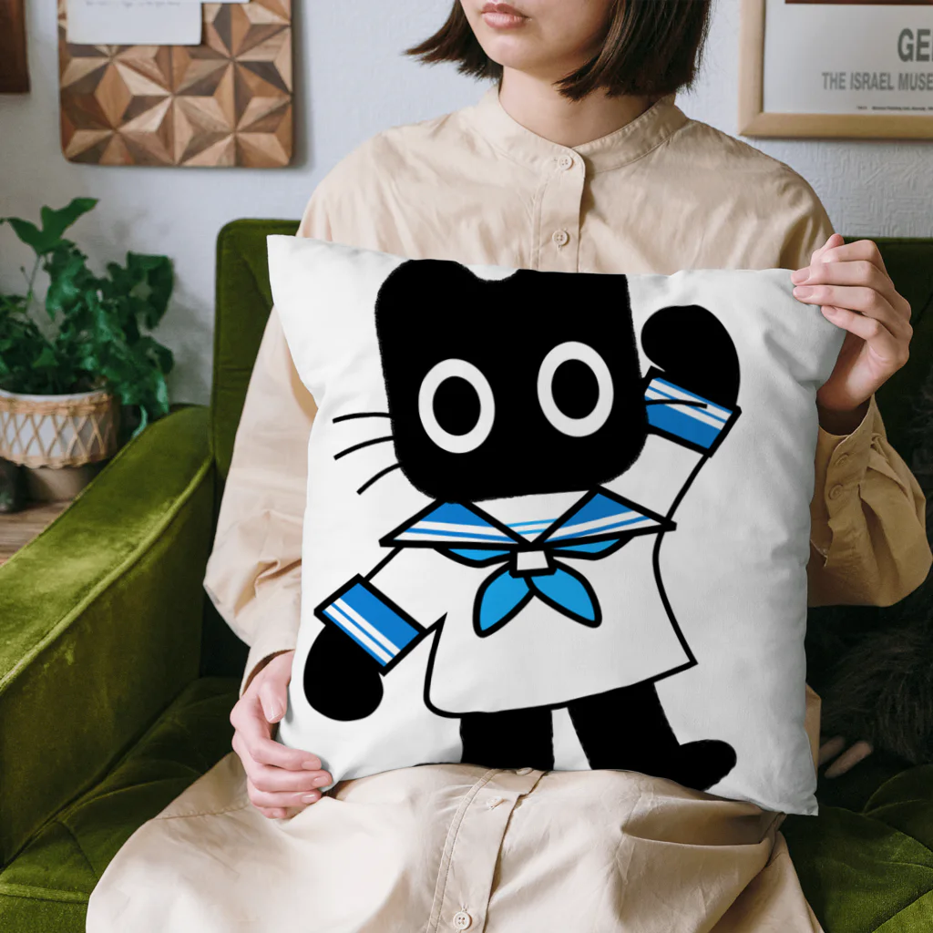 Suzutakaのくろねこクロル（marine look） Cushion