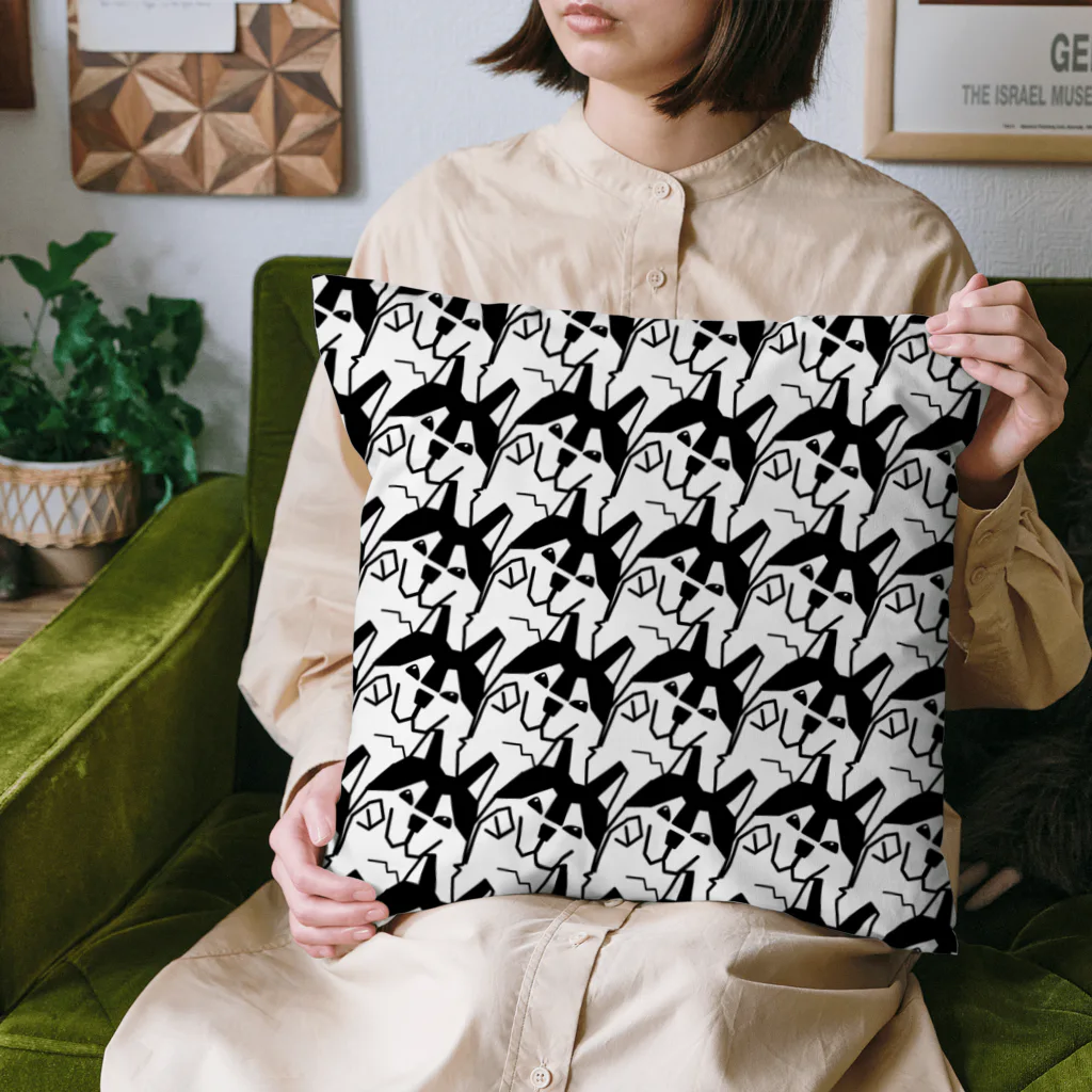 kumake工房のシバ格子？ Cushion