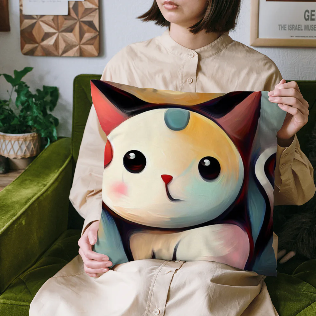 T2 Mysterious Painter's ShopのMysterious Cat Cushion