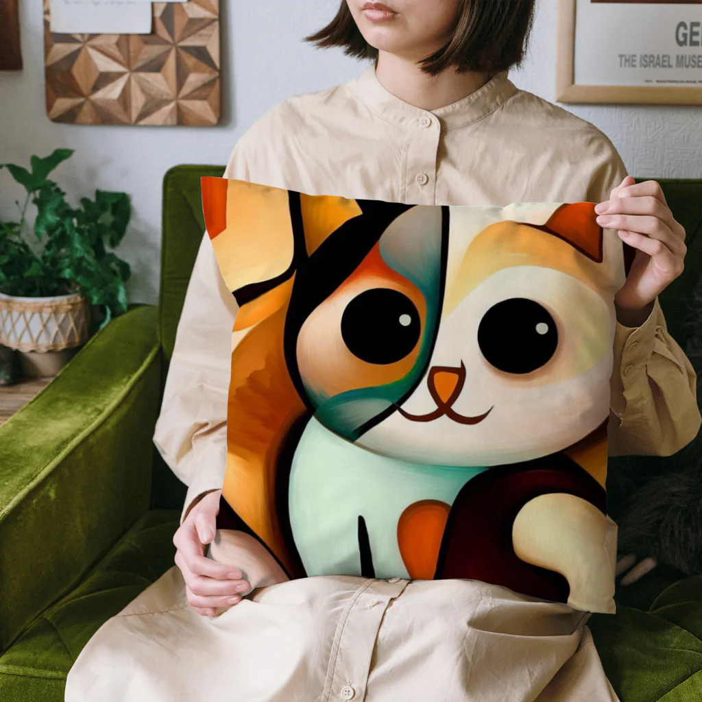 T2 Mysterious Painter's ShopのMysterious Cat クッション