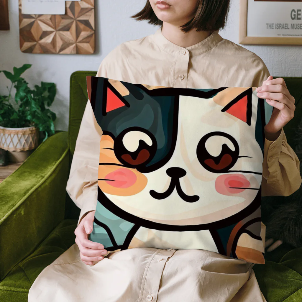 T2 Mysterious Painter's ShopのMysterious Cat Cushion