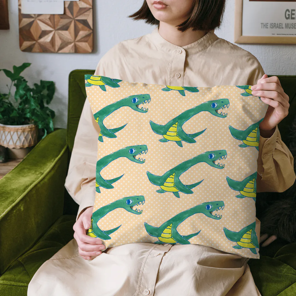 DiNOSAUR MARKeT/恐竜の元気いっぱいフタバスズキリュウ Cushion