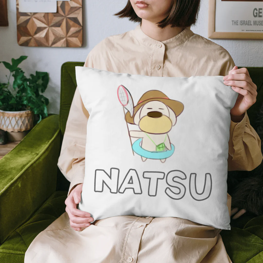 おもちまるの夏のゆるい犬 Cushion