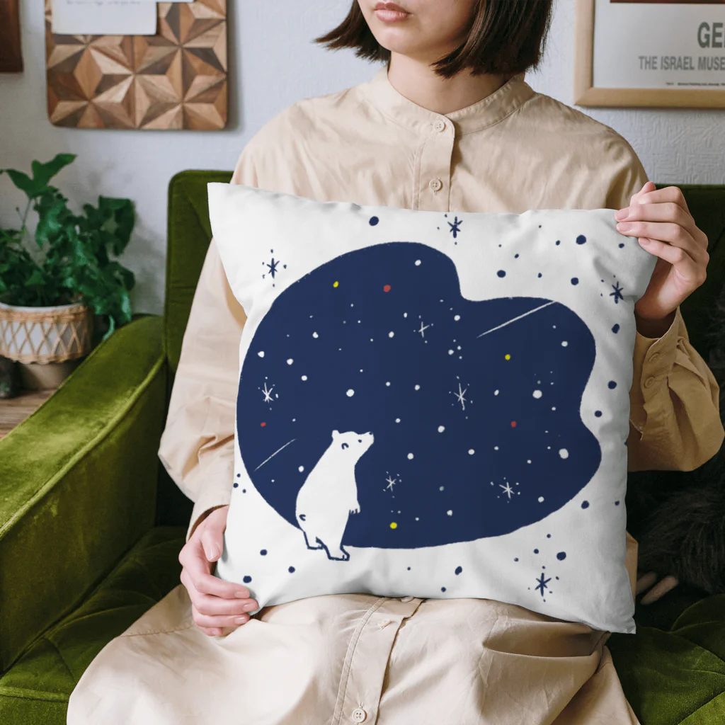 kotkotriの星空シロクマさん Cushion