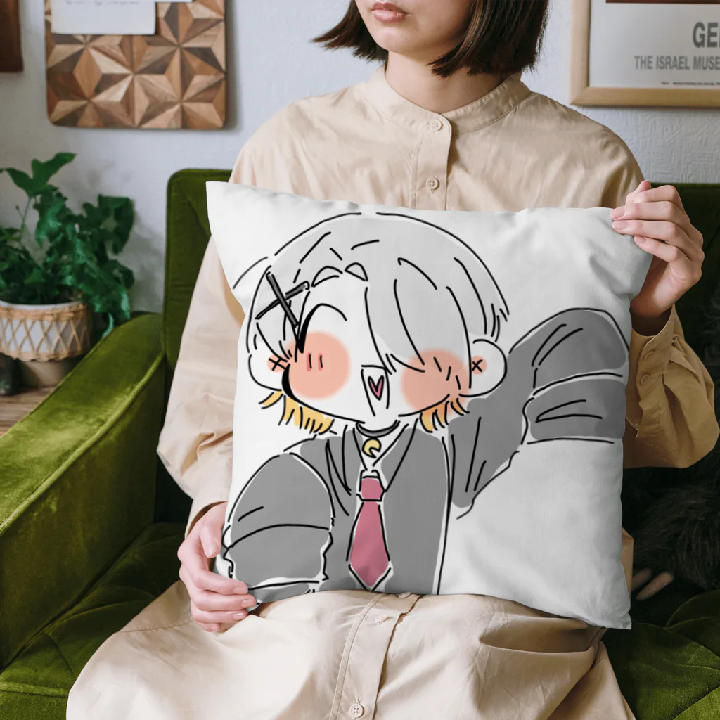 ひよこの非常食のくろず Cushion