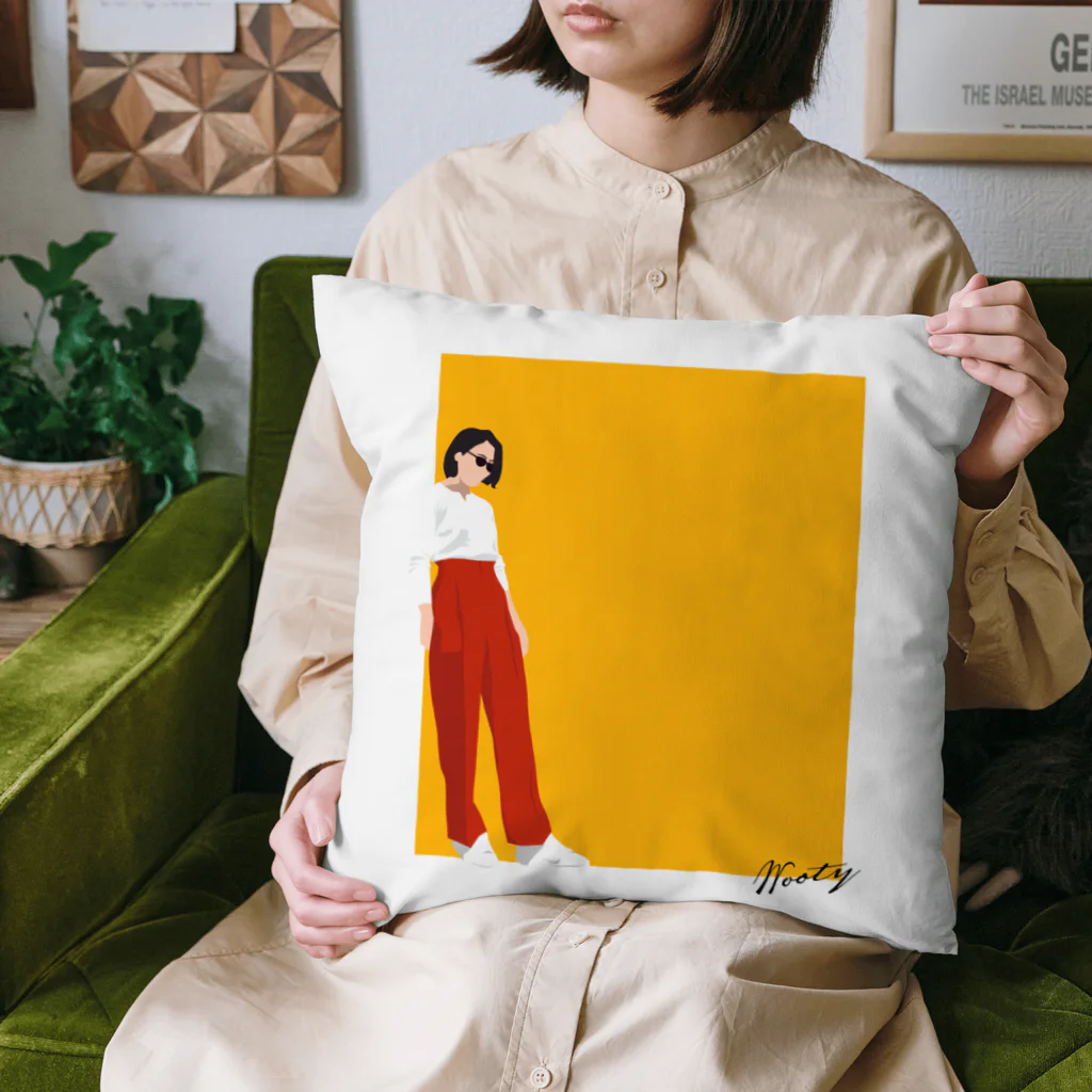 FLATのフラットデザイン women No.2 Cushion