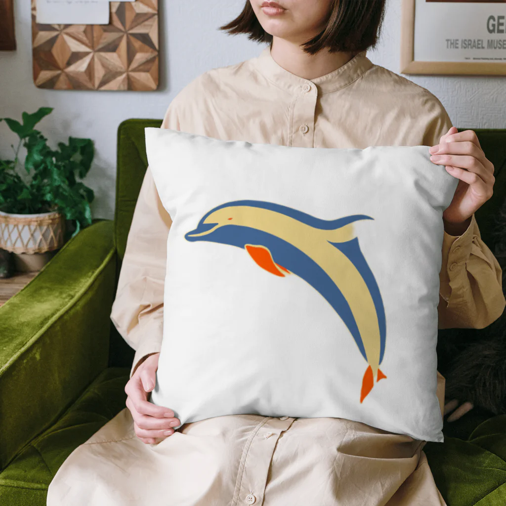 PCS-Gの幸せのイルカ Cushion