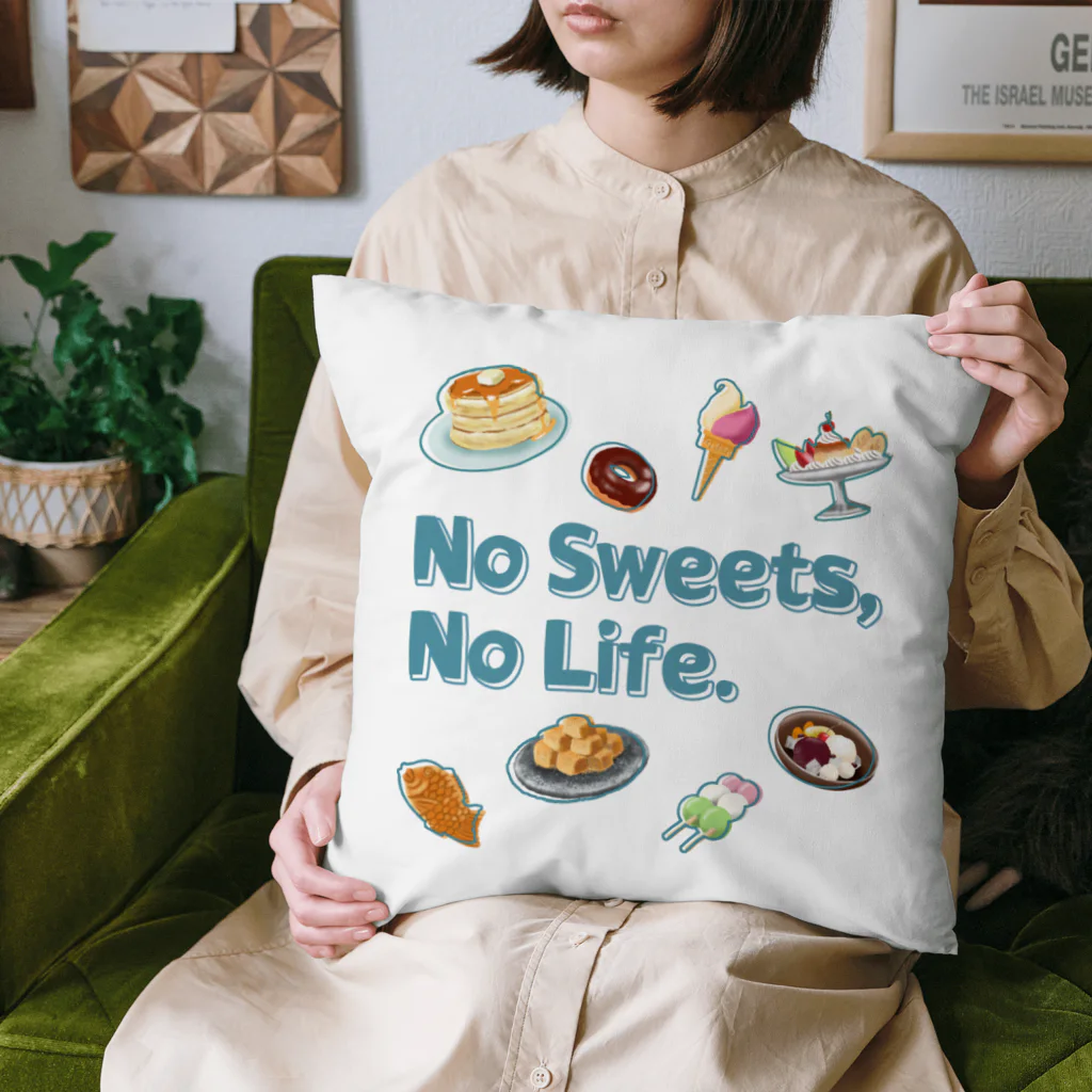 SU-KUのNo Sweets,No Life. クッション