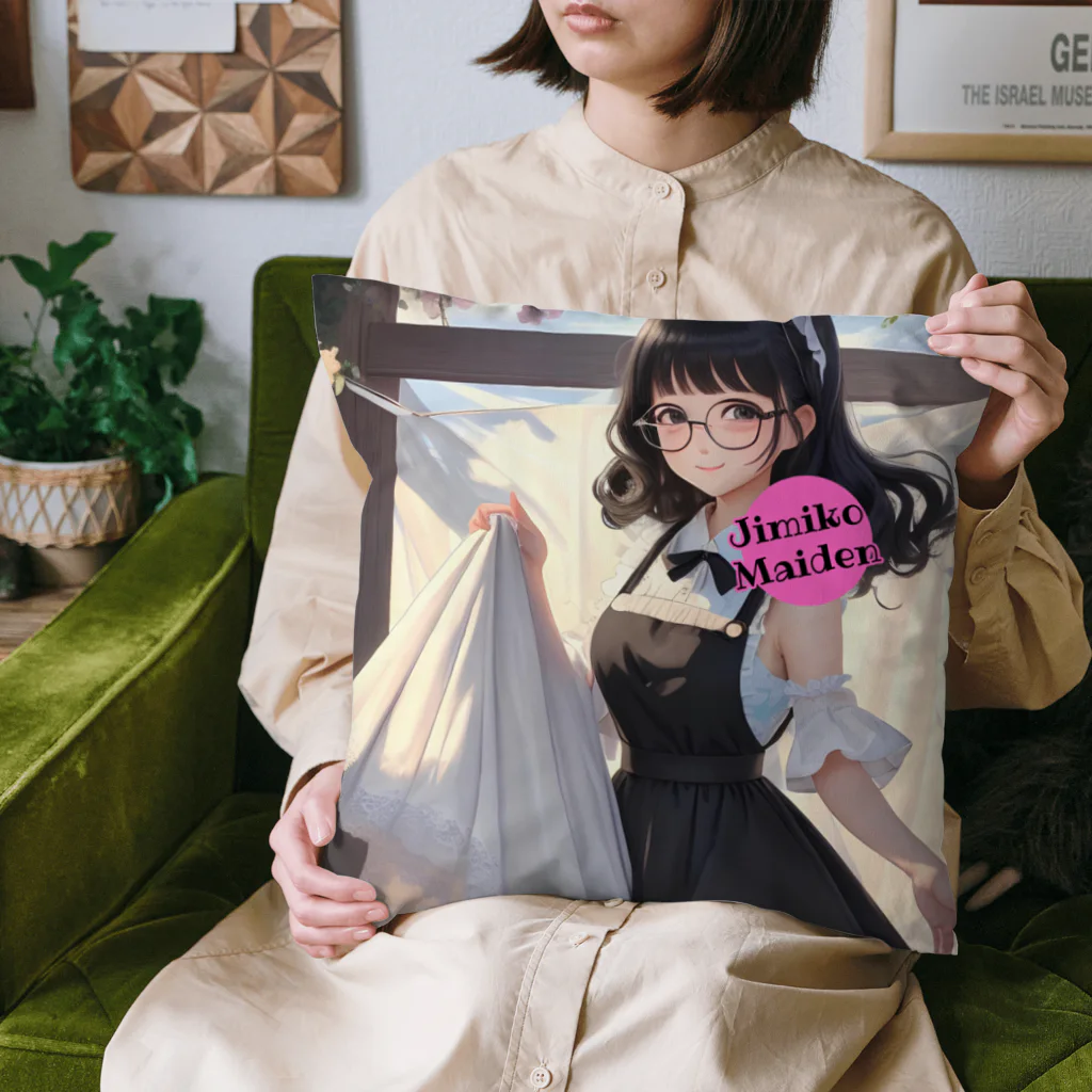 Jimiko Maiden (ジミコメイデン)の【Jimiko Maiden】お洗濯メイドさん（クッション・他） Cushion