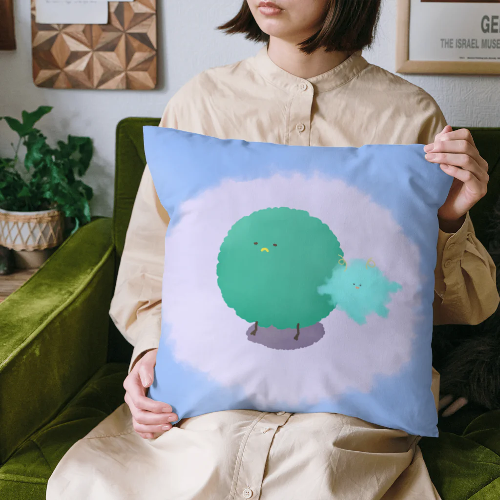 まるまる恋心の湿気とずんちゃん Cushion