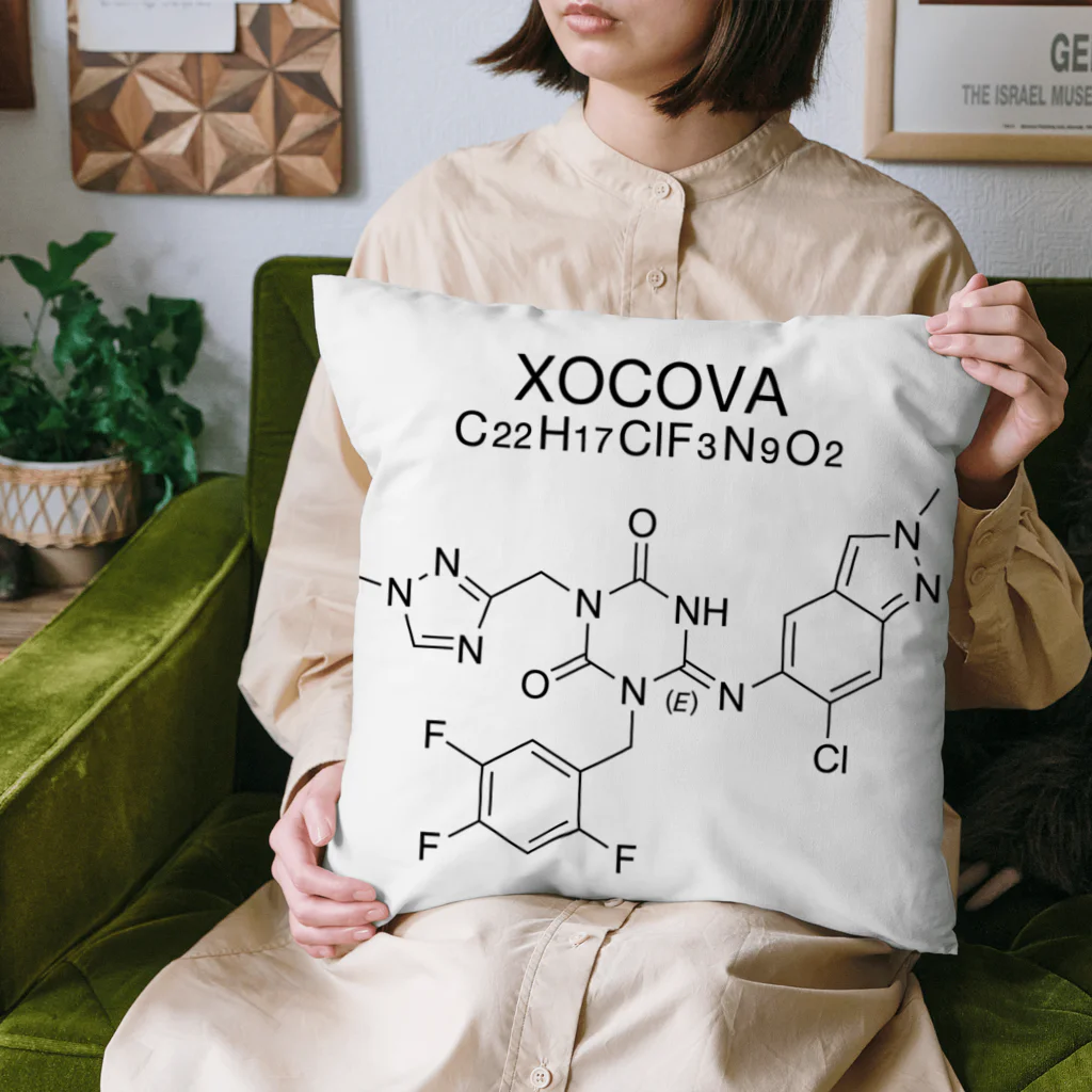 DRIPPEDのXOCOVA C22H17ClF3N9O2-ゾコーバ-(Ensitrelvir-エンシトレルビル-) Cushion