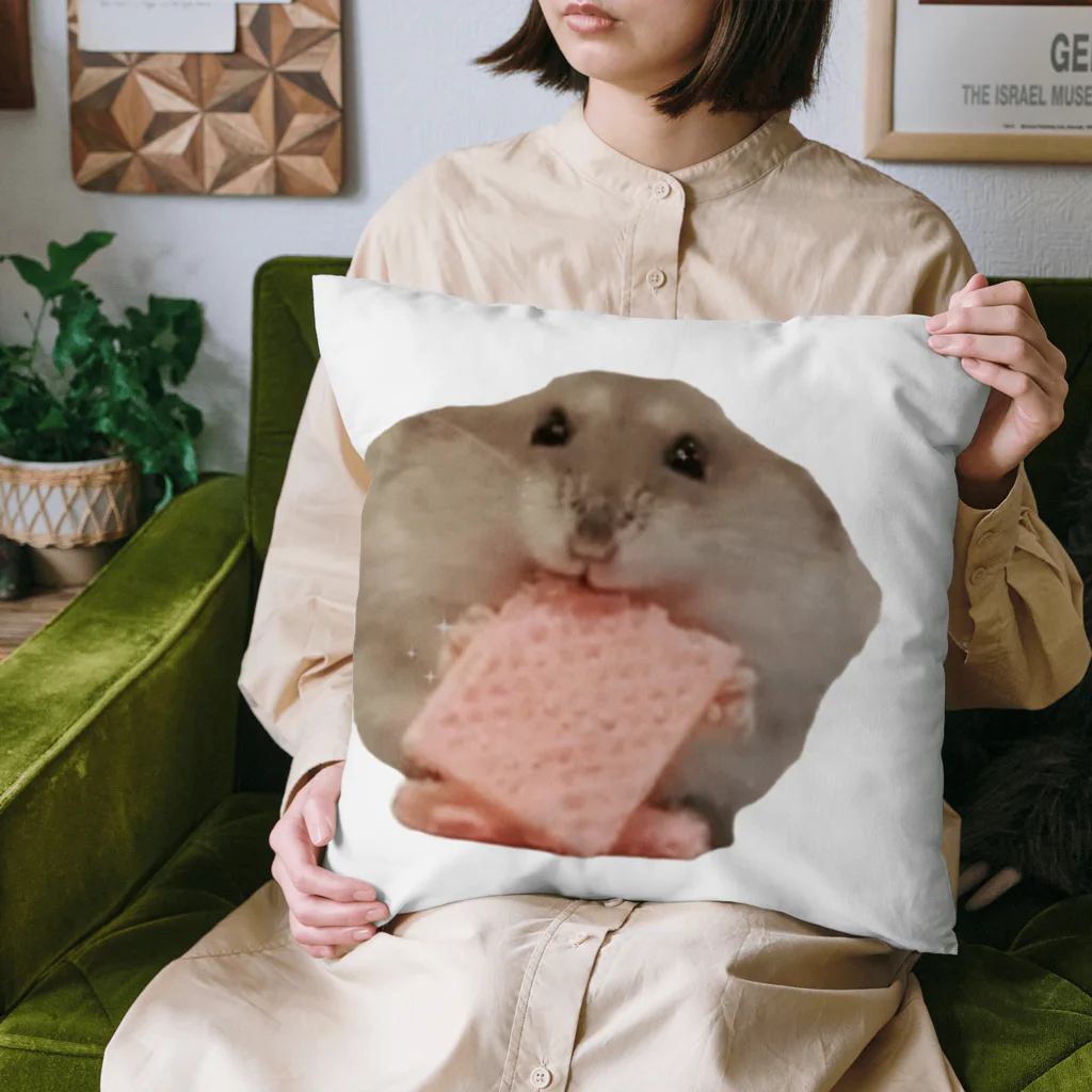 square SIRUのしかくハム　shiru♂ Cushion