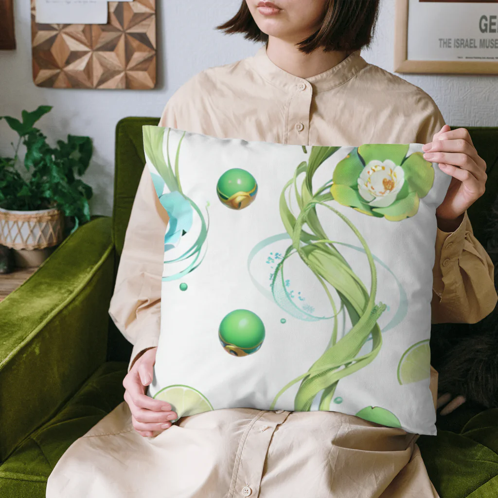 酒師しんねのナチュラルグリーン Cushion