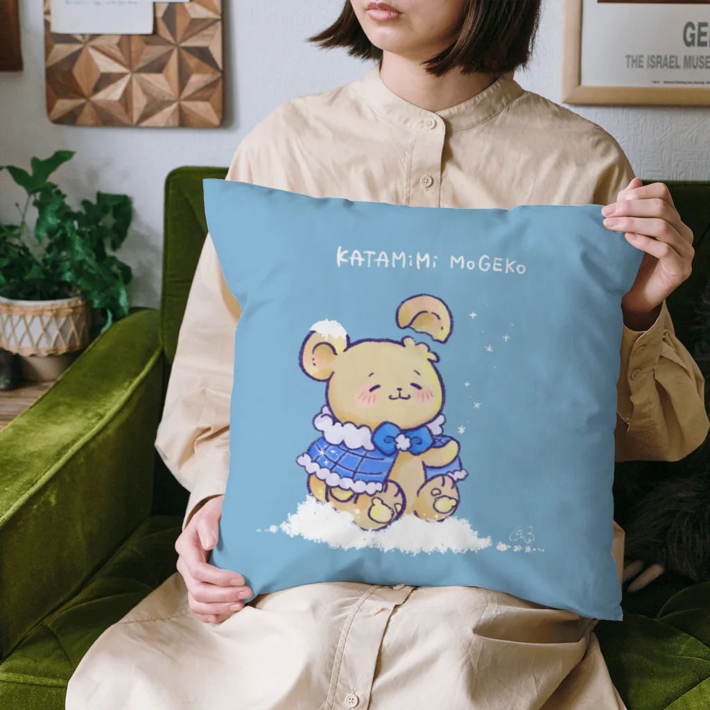 もげこ道の雪もげこちゃん Cushion