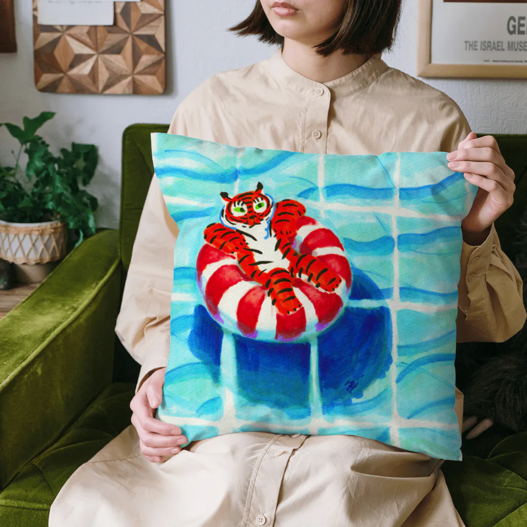 segasworksのプールのトラちゃん Cushion