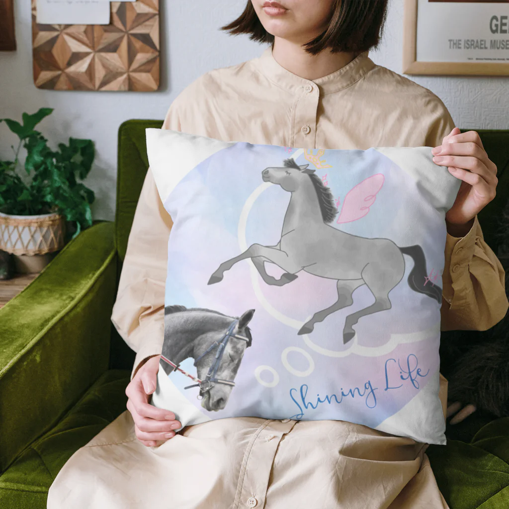 Loveuma. official shopのDreamin' Maihime. by Horse Support Center Cushion