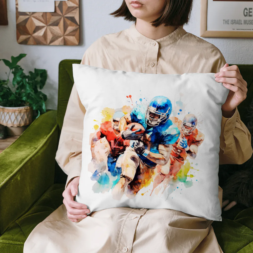 SUN33のAmerican football Cushion