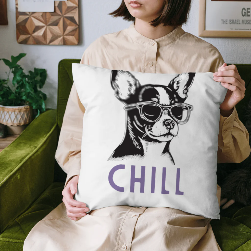 Sky00のチルイ犬くん Cushion