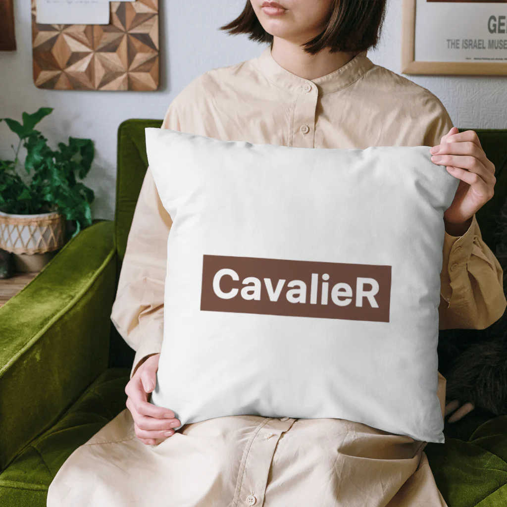 CavalieR【キャバリアール】のCavalieR ボックスロゴ (ブレンハイム) Cushion