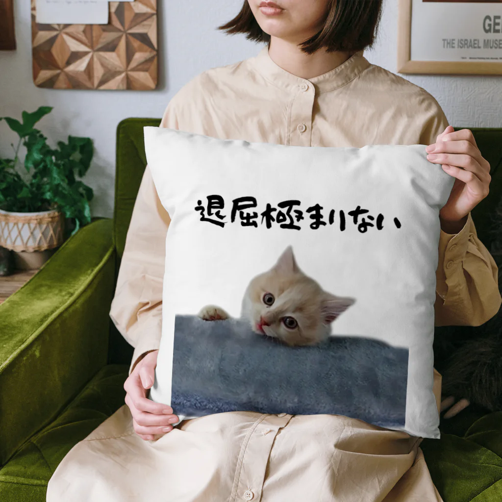 munteaの退屈 むぎねこ Cushion