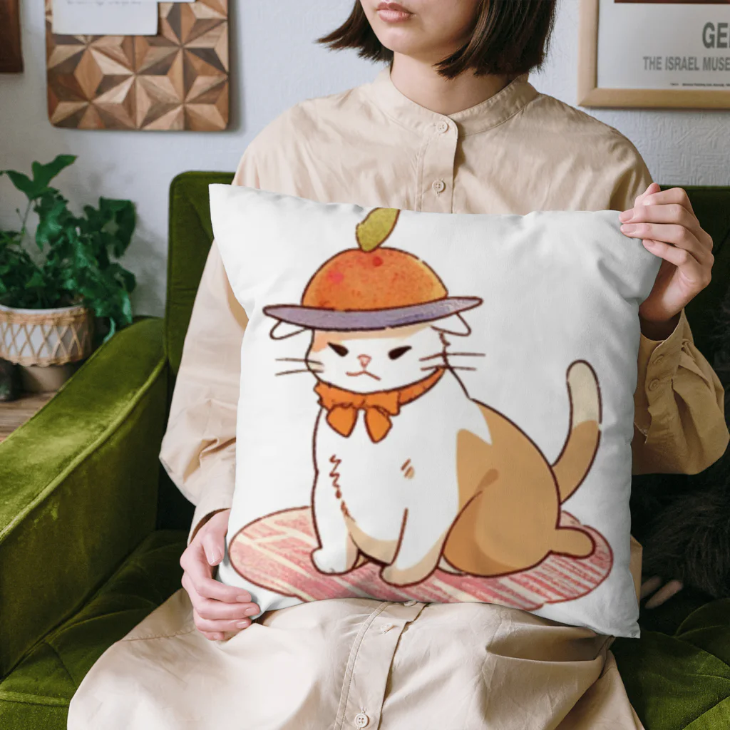 りーおすふぇんがりーのお腹ペコペコで具になっちゃったねこにゃん Cushion