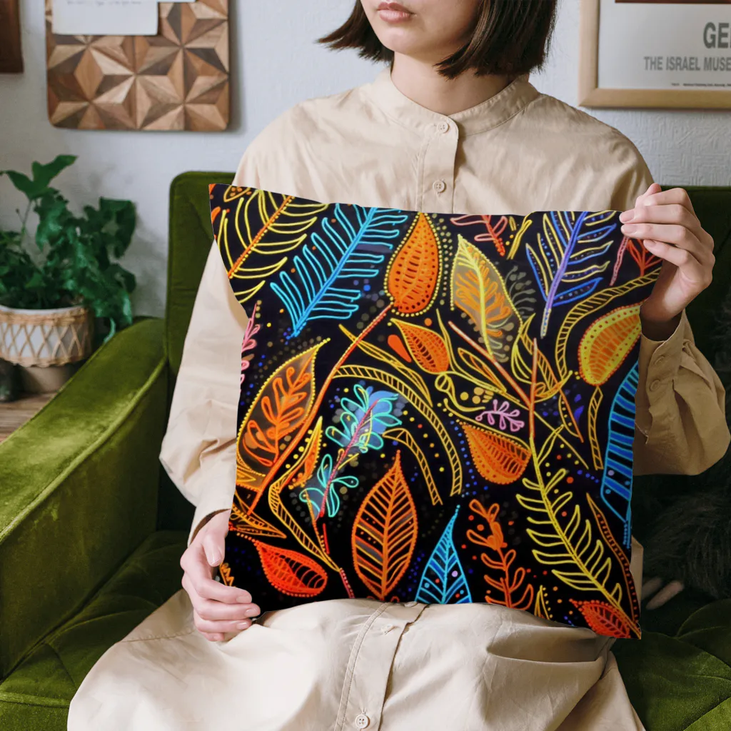 Erika_ArtistryのPsychede Calico #2 Cushion