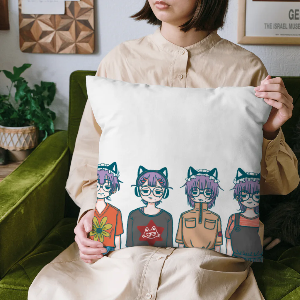 酒丸酔子🐱🍺の夏服の酒丸酔子 Cushion