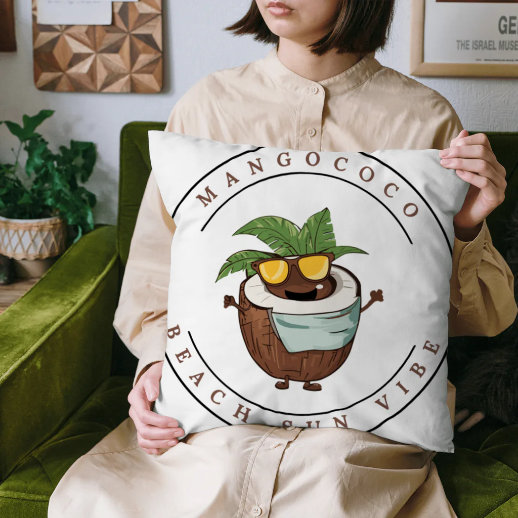 Mangococoの【開店限定価格】ココナッツキャラアイテム Cushion